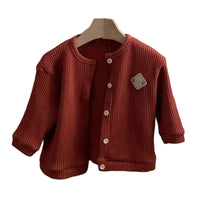 Load image into Gallery viewer, Baby Unisex Solid Color Cardigan Wholesale 230114387
