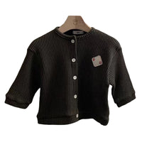 Load image into Gallery viewer, Baby Unisex Solid Color Cardigan Wholesale 230114387
