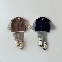 Load image into Gallery viewer, Baby Unisex Letters Print Vests Waistcoats Wholesale 230114389
