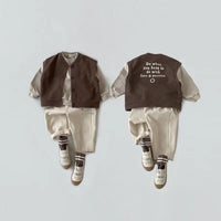 Load image into Gallery viewer, Baby Unisex Letters Print Vests Waistcoats Wholesale 230114389
