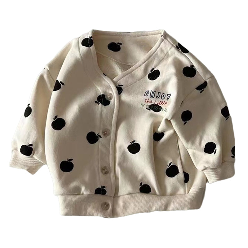 Baby Unisex Polka dots Print Jackets Outwears Wholesale 230114393