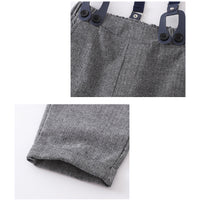 Load image into Gallery viewer, 3 Pieces Set Baby Kid Boys Bow Shirts And Solid Color Vests Waistcoats And Jumpsuits Wholesale 230114399
