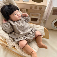 Load image into Gallery viewer, 2 Pieces Set Baby Girls Flower Print Tops And Shorts Wholesale 230114400
