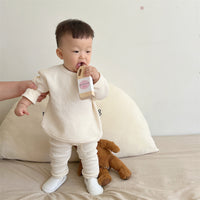 Load image into Gallery viewer, 2 Pieces Set Baby Unisex Solid Color Tops And Pants Wholesale 230114402
