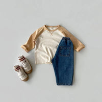 Load image into Gallery viewer, Baby Unisex Color-blocking Tops Wholesale 230114406
