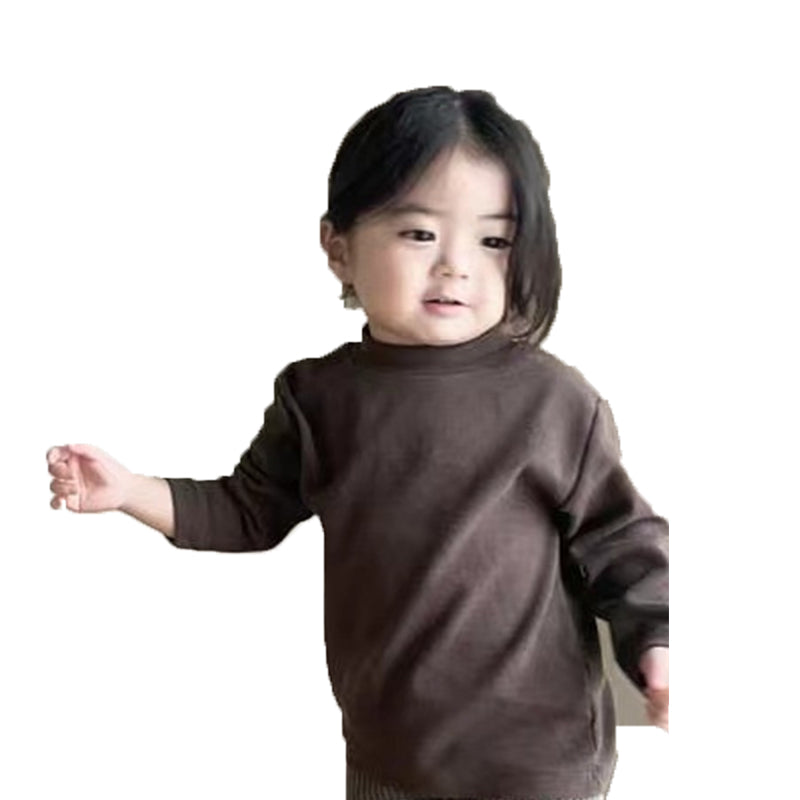 Baby Unisex Solid Color Tops Wholesale 230114422