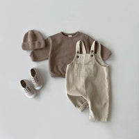 Load image into Gallery viewer, Baby Unisex Solid Color Jumpsuits Wholesale 230114424
