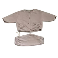 Load image into Gallery viewer, 2 Pieces Set Baby Unisex Cartoon Jackets Outwears And Solid Color Pants Wholesale 230114426
