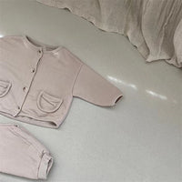 Load image into Gallery viewer, 2 Pieces Set Baby Unisex Cartoon Jackets Outwears And Solid Color Pants Wholesale 230114426
