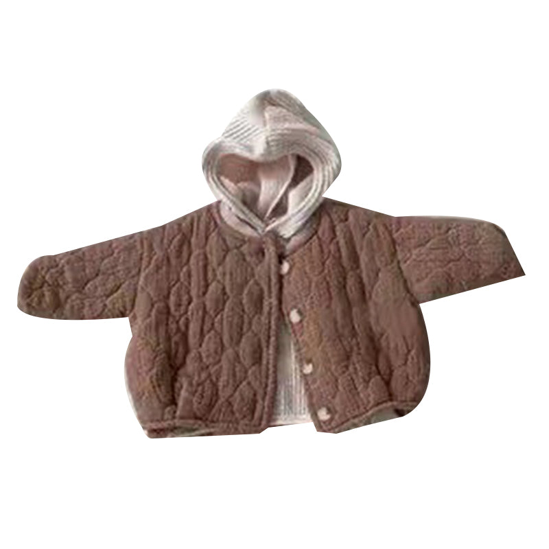 Baby Unisex Solid Color Jackets Outwears Wholesale 230114436