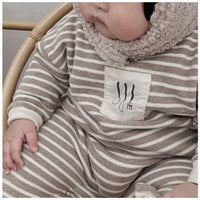 Load image into Gallery viewer, Baby Unisex Striped Cartoon Print Jumpsuits Wholesale 230114443
