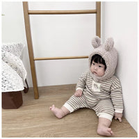 Load image into Gallery viewer, Baby Unisex Striped Cartoon Print Jumpsuits Wholesale 230114443
