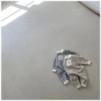 Load image into Gallery viewer, Baby Unisex Striped Cartoon Print Jumpsuits Wholesale 230114443
