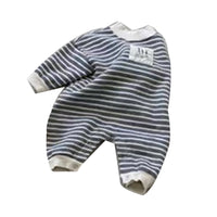 Load image into Gallery viewer, Baby Unisex Striped Cartoon Print Jumpsuits Wholesale 230114443
