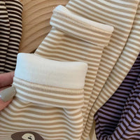 Load image into Gallery viewer, Baby Unisex Striped Cartoon Print Pants Wholesale 230114448
