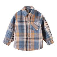 Load image into Gallery viewer, Baby Kid Unisex Letters Checked Shirts Wholesale 230114450
