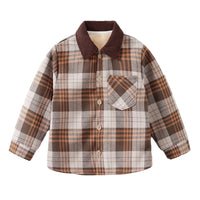 Load image into Gallery viewer, Baby Kid Unisex Letters Checked Shirts Wholesale 230114450
