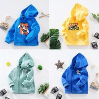 Load image into Gallery viewer, Baby Kid Boys Letters Print Hoodies Swearshirts And Jackets Outwears Wholesale 230114452
