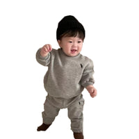 Load image into Gallery viewer, 2 Pieces Set Baby Unisex Embroidered Tops And Pants Wholesale 230114461
