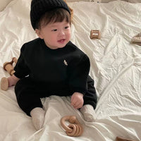 Load image into Gallery viewer, 2 Pieces Set Baby Unisex Embroidered Tops And Pants Wholesale 230114461
