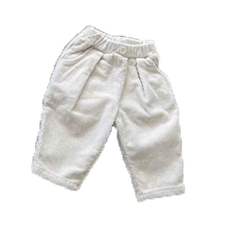 Baby Unisex Solid Color Pants Wholesale 230114463
