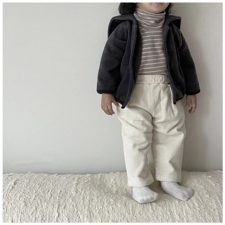 Baby Unisex Solid Color Pants Wholesale 230114463