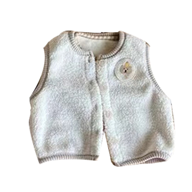 Baby Unisex Color-blocking Cartoon Vests Waistcoats Wholesale 230114464