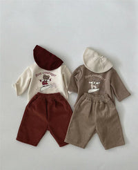 Load image into Gallery viewer, Baby Girls Letters Cartoon Print Hoodies Swearshirts Wholesale 230114470
