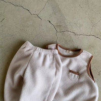 Load image into Gallery viewer, 2 Pieces Set Baby Unisex Solid Color Vests Waistcoats And Pants Wholesale 230114471
