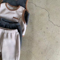 Load image into Gallery viewer, 2 Pieces Set Baby Unisex Solid Color Vests Waistcoats And Pants Wholesale 230114471
