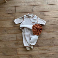 Load image into Gallery viewer, 2 Pieces Set Baby Unisex Solid Color Vests Waistcoats And Pants Wholesale 230114471
