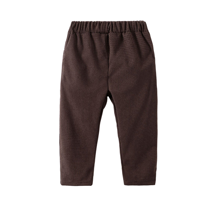 Baby Kid Boys Solid Color Pants Trousers Wholesale 230114474