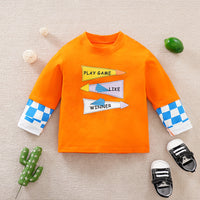 Load image into Gallery viewer, Baby Kid Unisex Letters Cartoon Print Tops Wholesale 230114483
