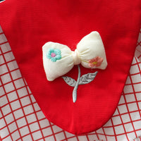 Load image into Gallery viewer, Baby Kid Girls Flower Checked Dresses Wholesale 230114487
