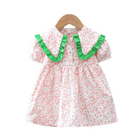 Load image into Gallery viewer, Baby Kid Girls Flower Print Dresses Wholesale 230114488
