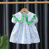 Load image into Gallery viewer, Baby Kid Girls Flower Print Dresses Wholesale 230114488
