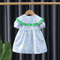 Load image into Gallery viewer, Baby Kid Girls Flower Print Dresses Wholesale 230114488
