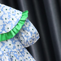 Load image into Gallery viewer, Baby Kid Girls Flower Print Dresses Wholesale 230114488
