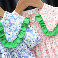 Load image into Gallery viewer, Baby Kid Girls Flower Print Dresses Wholesale 230114488
