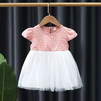 Load image into Gallery viewer, Baby Kid Girls Solid Color Dresses Wholesale 230114492
