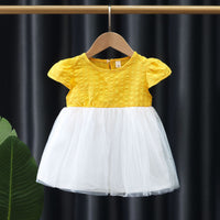 Load image into Gallery viewer, Baby Kid Girls Solid Color Dresses Wholesale 230114492
