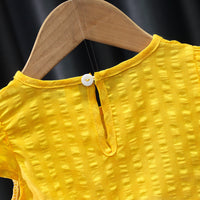 Load image into Gallery viewer, Baby Kid Girls Solid Color Dresses Wholesale 230114492
