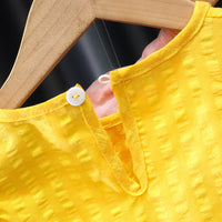 Load image into Gallery viewer, Baby Kid Girls Solid Color Dresses Wholesale 230114492
