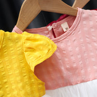 Load image into Gallery viewer, Baby Kid Girls Solid Color Dresses Wholesale 230114492

