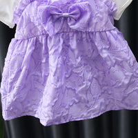 Load image into Gallery viewer, Baby Kid Girls Solid Color Bow Dresses Wholesale 230114493
