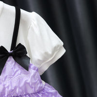 Load image into Gallery viewer, Baby Kid Girls Solid Color Bow Dresses Wholesale 230114496
