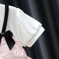 Load image into Gallery viewer, Baby Kid Girls Solid Color Bow Dresses Wholesale 230114496

