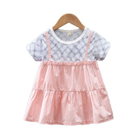 Load image into Gallery viewer, Baby Kid Girls Checked Dresses Wholesale 230114501
