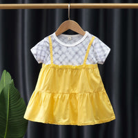 Load image into Gallery viewer, Baby Kid Girls Checked Dresses Wholesale 230114501
