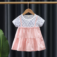 Load image into Gallery viewer, Baby Kid Girls Checked Dresses Wholesale 230114501
